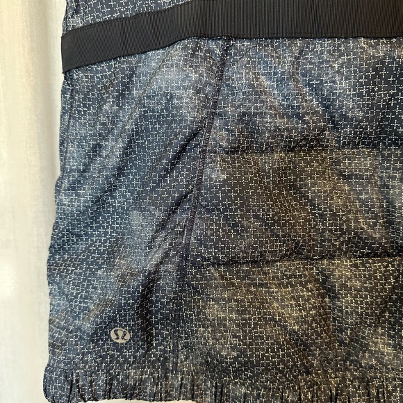 Lululemon Spring Fling Sashiko Cross Inkwell Ghost Goosedown Puffy Vest - Picture 10 of 15